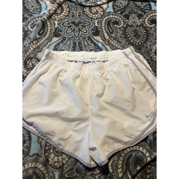 Nike Pants - Nike Dri-Fit Women's Running Shorts White Large
